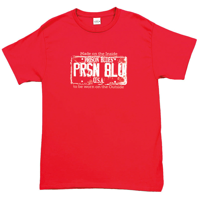 T-shirt w/White USA Plate Logo