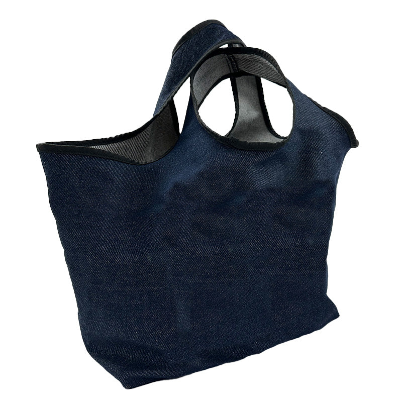 Grocery Bag Blue Denim
