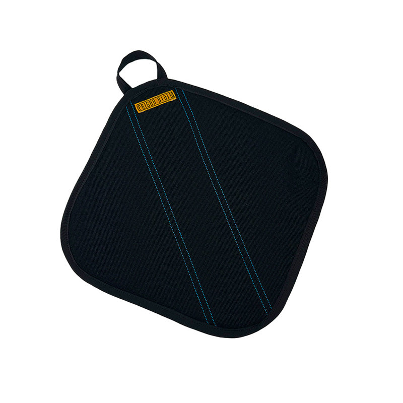 Large Hot Pad Black Denim