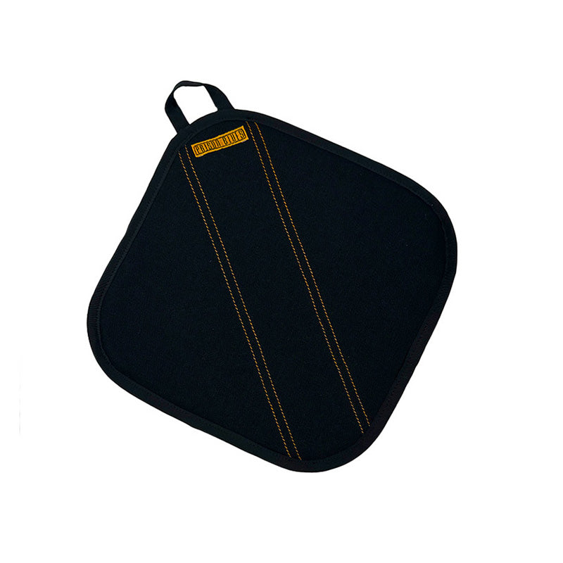 Large Hot Pad Black Denim