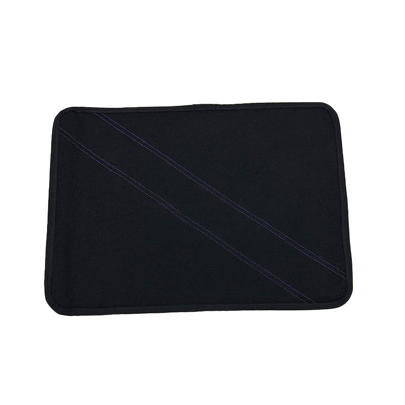 Place Mat Black Denim with Hickory