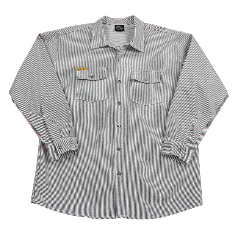 Work Shirt Hickory Long Sleeve Tall w/Front Buttons