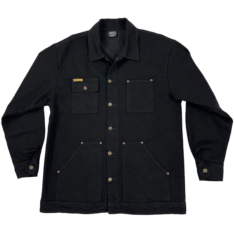 Yard Coat Rinsed Black Unlined