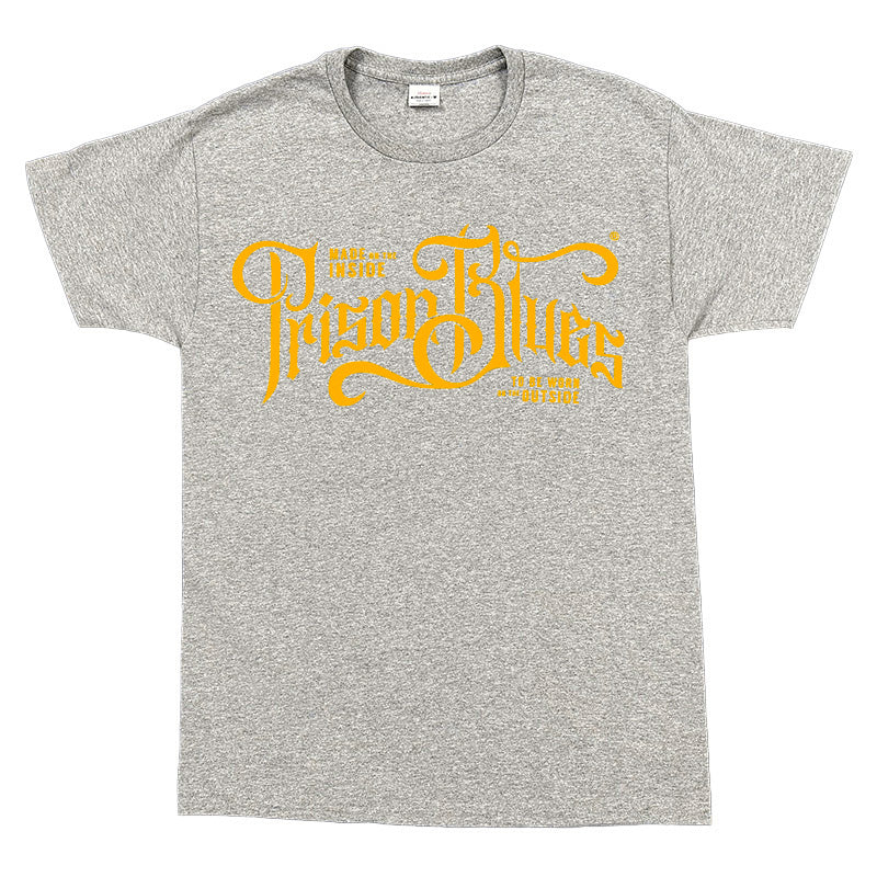 T-Shirt w/Gold Script Logo