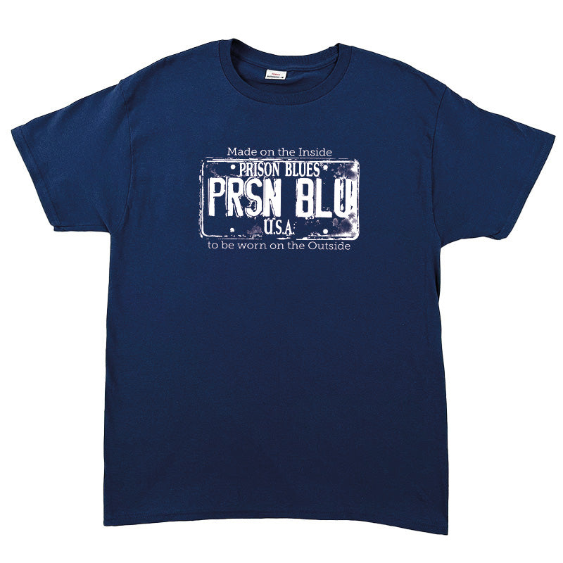 T-shirt w/White USA Plate Logo