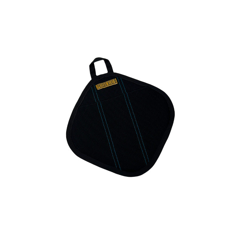 Small Hot Pad Black Denim