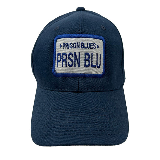 Navy Baseball Cap w/Prison Blues Logo