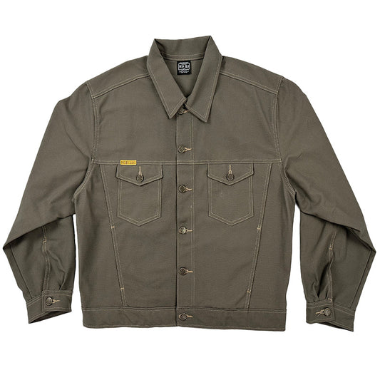 Western Jacket Rinsed Olive Unlined