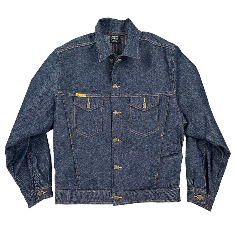 Western Jacket Rigid Blue Unlined