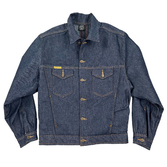 Western Jacket Rigid Blue Unlined