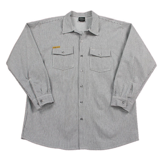 Work Shirt Hickory Long Sleeve w/Front Buttons