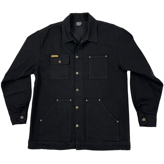 Yard Coat Rinsed Black Unlined